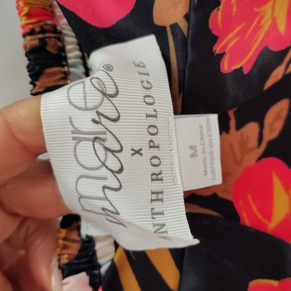 Mare Mare x Anthropologie Bralette Crop Floral Multicolor M Pullover Style - Picture 5 of 8